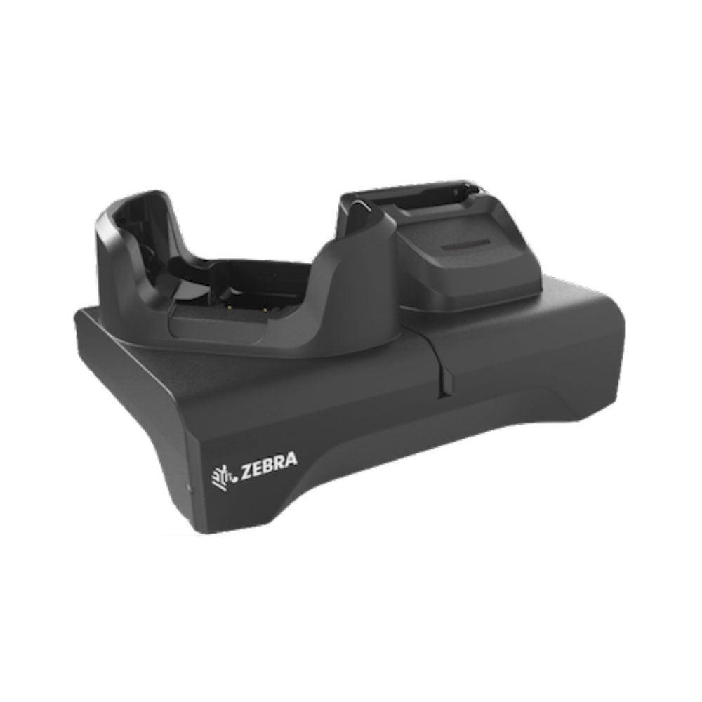 Zebra CRD-NGTC5N-2SC1B single-slot charging cradle with spare battery slot for TC53 TC58 without boot