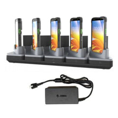 Zebra charging station, 5 slots (CRD-TC5AB-5SC5D5B-1)
