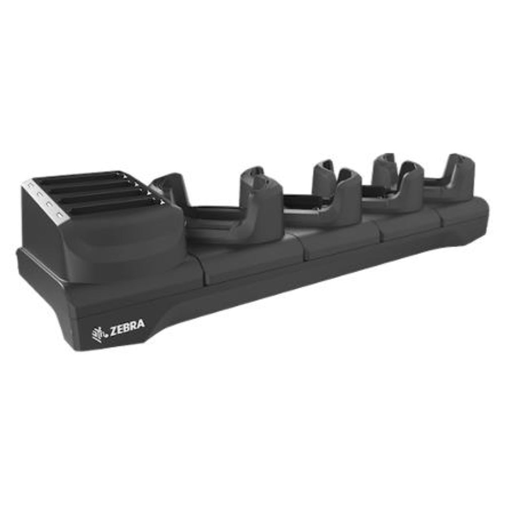 Zebra CRDON-NGTC5B-5SC4B 4-slot charging cradle with 4-slot battery charger for booted TC53 TC58