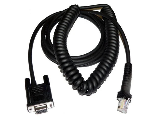 Datalogic RS-232 cable, CBX800, coiled (CAB-512)