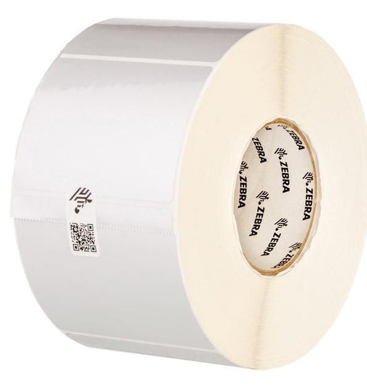 Labels, Zebra, Synthetic, Z-Ultimate 3000T Silver, W: 50.8 mm, H: 25.4 mm, D: 200 mm, C: 76 mm (880372-025)