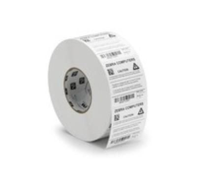Labels, Zebra, Synthetic, Z-Ultimate 3000T White, W: 80 mm, H: 100 mm, D: 200 mm, C: 76 mm (3014089-T)