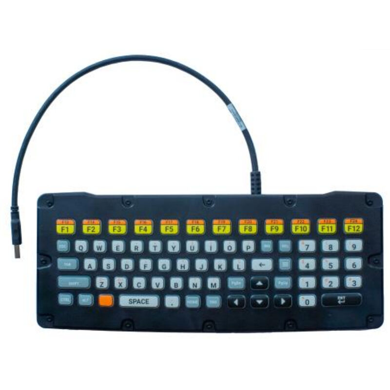 Zebra KYBD-QW-ET-S-1 rugged backlit USB QWERTY keyboard for ET60 ET65 tablets