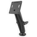 RAM Mounts Double Ball Mount with 75 × 75 mm VESA Plate, C-Size, Long (RAM-101U-D-2461)