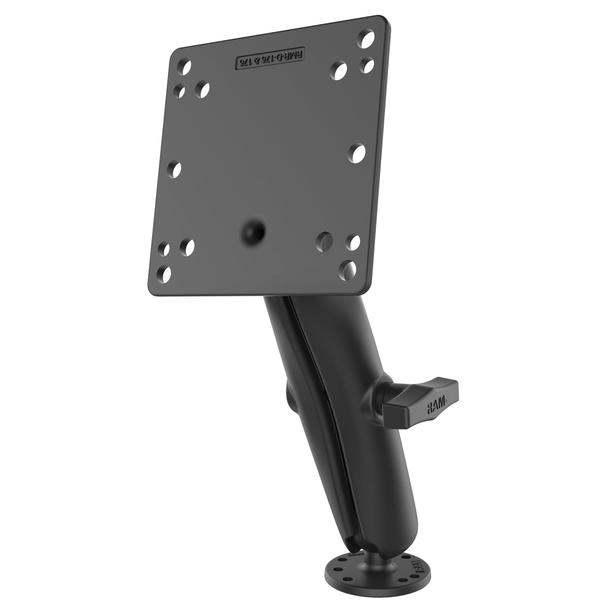 RAM Mounts C-size double ball mount with 100 × 100 mm VESA plate and long arm – product photo