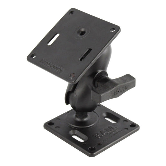 RAM Mounts double 75 × 75 mm VESA mount with short C-size arm – product photo