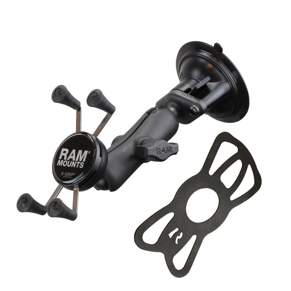 RAM Mounts X-Grip phone mount with Twist-Lock suction cup (RAM-B-166-UN7U) – alternative view