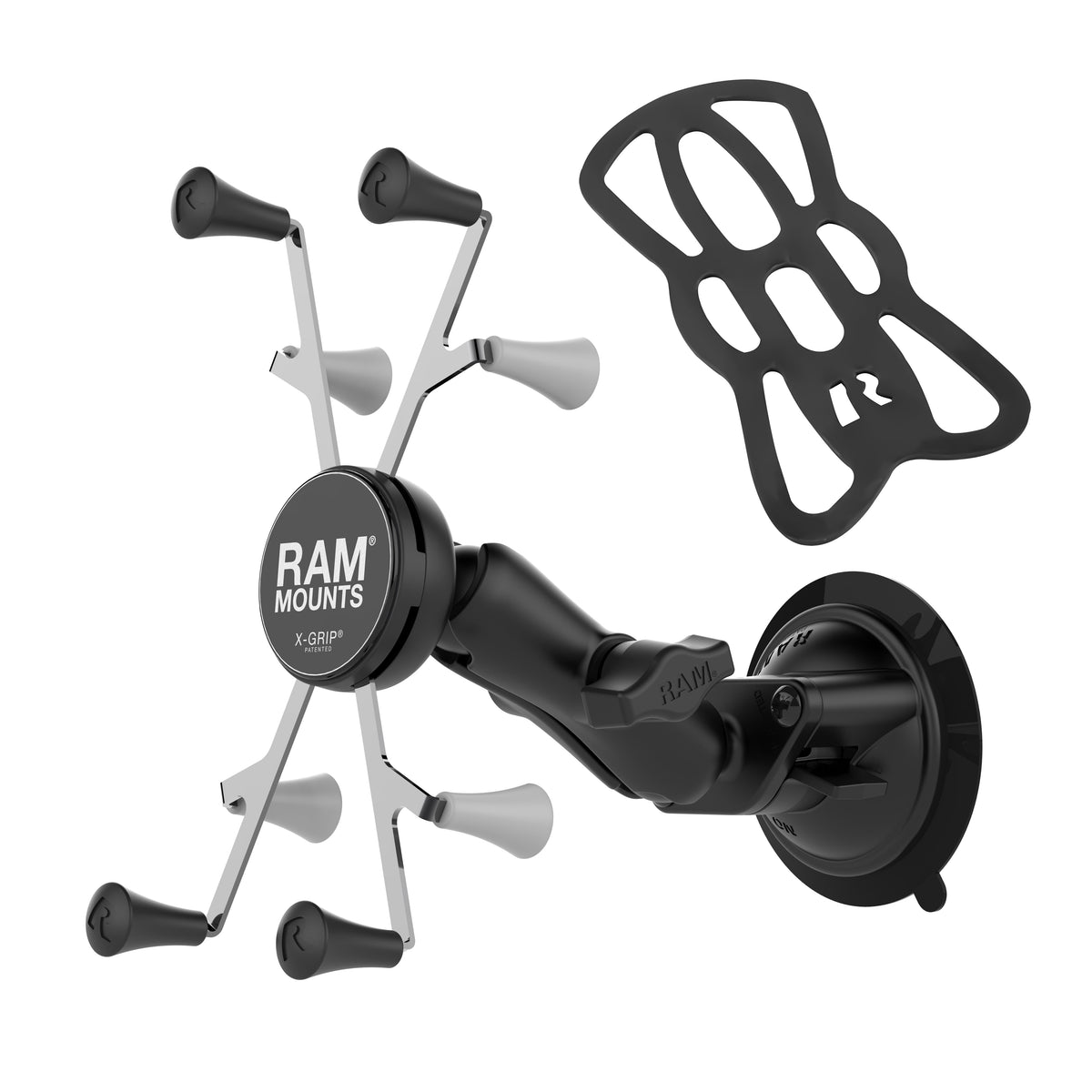 RAM Mounts X-Grip 7"–8" tablet mount with Twist-Lock suction cup (RAM-B-166-UN8U) – alternative view
