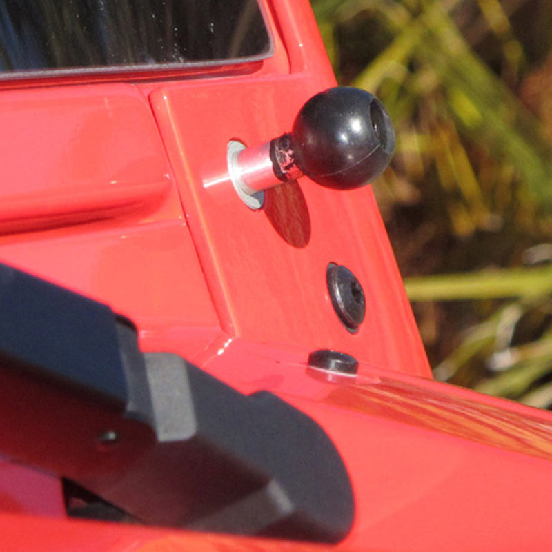 RAM Mounts B-size motorcycle handlebar clamp base with M8 bolts (RAM-B-367U) – further view