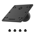 RAM Mounts 100 × 100 mm VESA Plate with Ball, D-Size (RAM-D-246U)