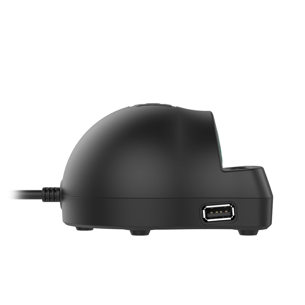 RAM Mounts GDS desktop dock with Power Delivery and USB-A peripheral port for IntelliSkin devices – further view