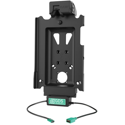RAM Mounts GDS Tough-Dock + Single USB-A for Samsung Tab A8 10.5" (SM-X200) in IntelliSkin – alternative view