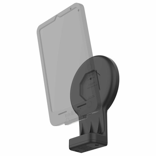 RAM Mounts GDS Uni-Conn swivel wall dock with magnetic receiver and PoE for IntelliSkin tablets – alternative view