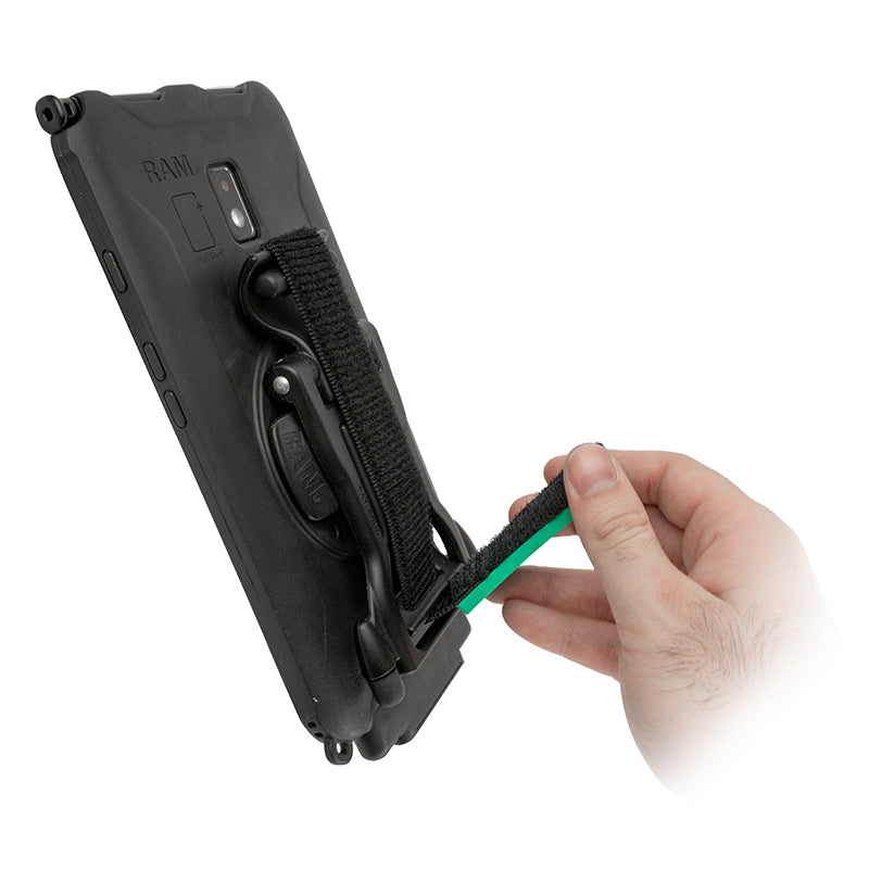 RAM Mounts GDS Hand-Stand magnetic hand strap and kickstand for tablets in IntelliSkin – additional view