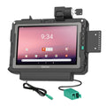 RAM Mounts Key-Locking Power + Dual USB Data Dock for Getac ZX10 (RAM-HOL-GE4PD2KLU)
