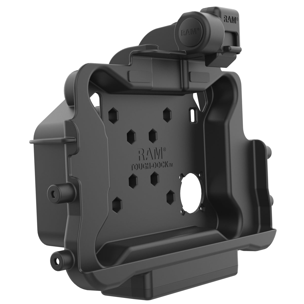 RAM Mounts power + dual USB dock for Honeywell ScanPal EDA10A tablet – additional view