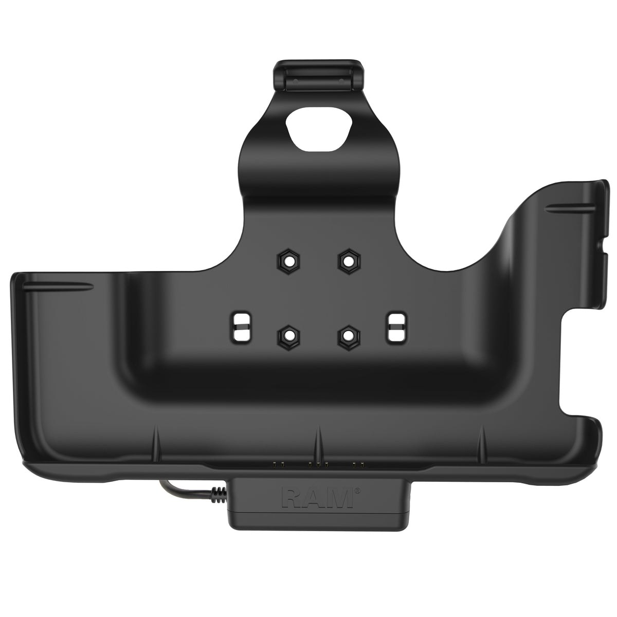 RAM Mounts USB-C Powered Dock for Samsung Tab Active5 Pro and 4 Pro – another angle