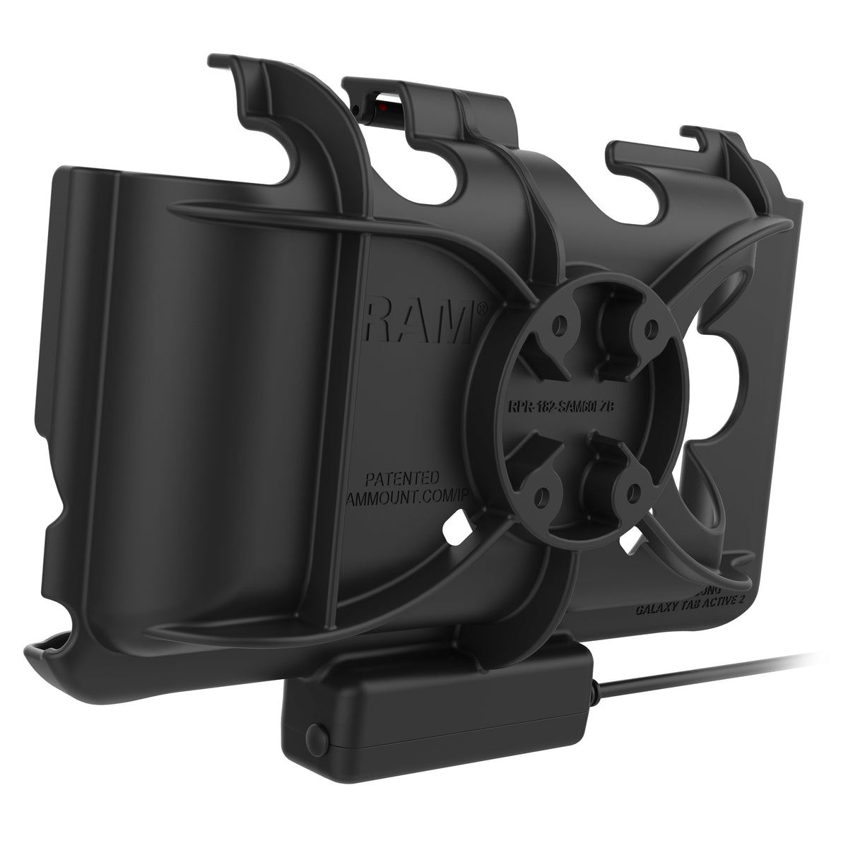 RAM Mounts EZ-Roll'r USB-C Powered Dock for Samsung Tab Active5 and 3 – detail view