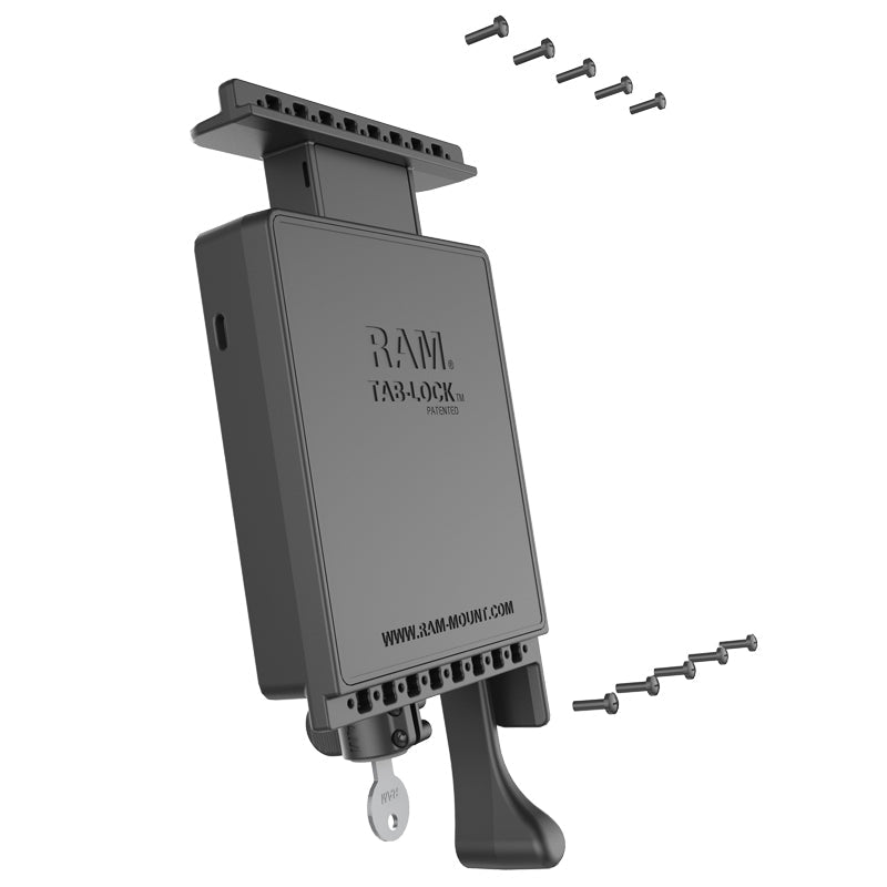RAM Mounts Tab-Lock key-locking backplate for Tab-Tite end cups – another view