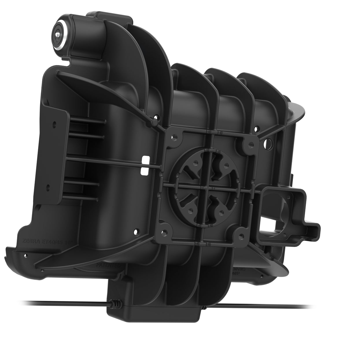 RAM Mounts locking Tough-Dock power + dual USB for Zebra ET40, ET45 and ET401 10-inch tablets with Rugged Frame – additional photo