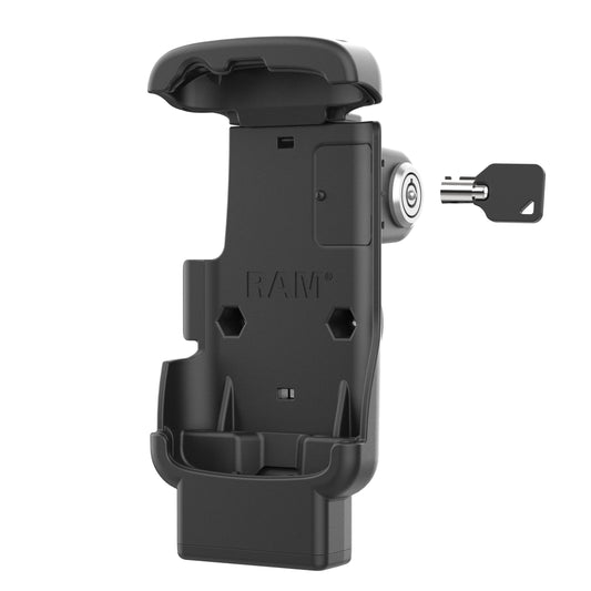 RAM Mounts Key-Locking Form-Fit Holder for Zebra TC22 and TC27 without Rugged Boot – alternative view