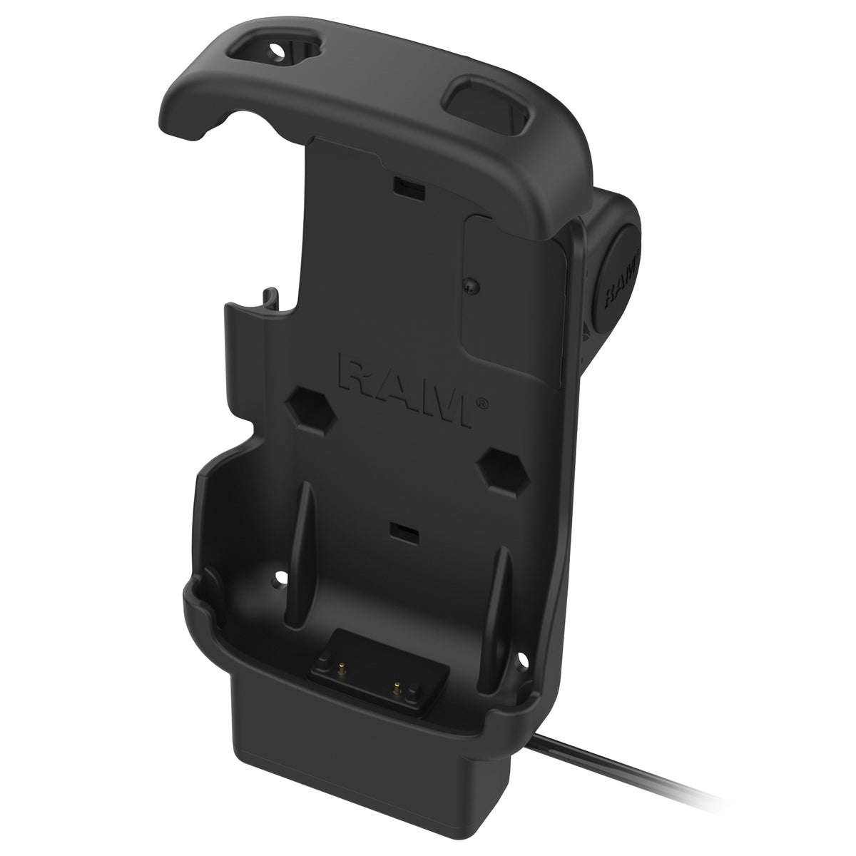 RAM Mounts Form-Fit Powered Dock (USB-A) for Zebra TC22 and TC27 with Rugged Boot – further product photo