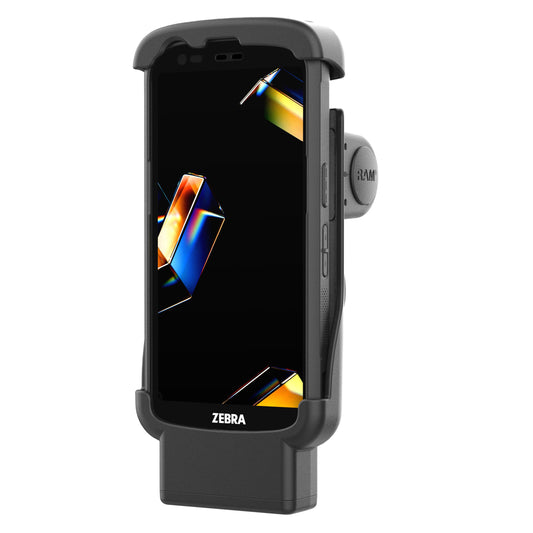 RAM Mounts Form-Fit Holder for Zebra TC22 and TC27 with Rugged Boot – main product photo