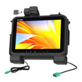 RAM Mounts Key-Locking Power + Data Dock with USB-A for Zebra ET60 & ET65 (RAM-HOL-ZE25PDLU)