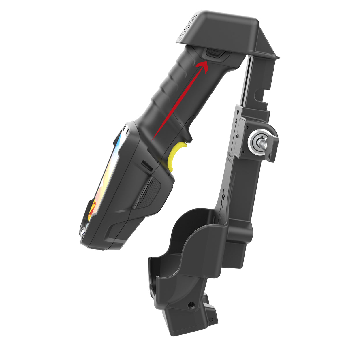RAM Mounts key-locking Form-Fit powered dock with USB-A and heated pins for Zebra TC8300 – further product photo