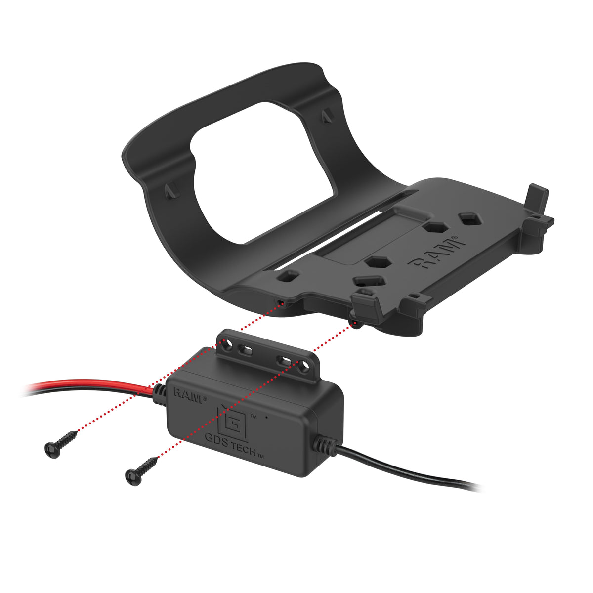 RAM Mounts quick-release printer holder for Zebra ZQ630 series – additional view