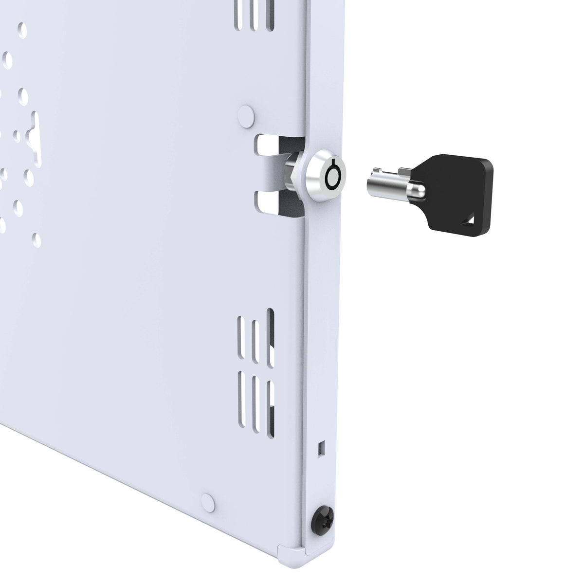 RAM Mounts key-locking Safe-Case, light grey steel enclosure for Apple iPad Pro 13, Air 13 & Pro 12.9 – additional product photo