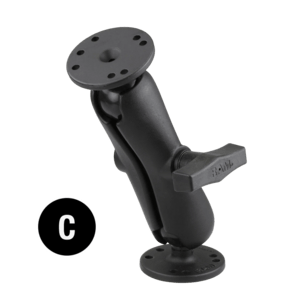RAM Mounts Kits (size: C) (RAM-101U-IP1)