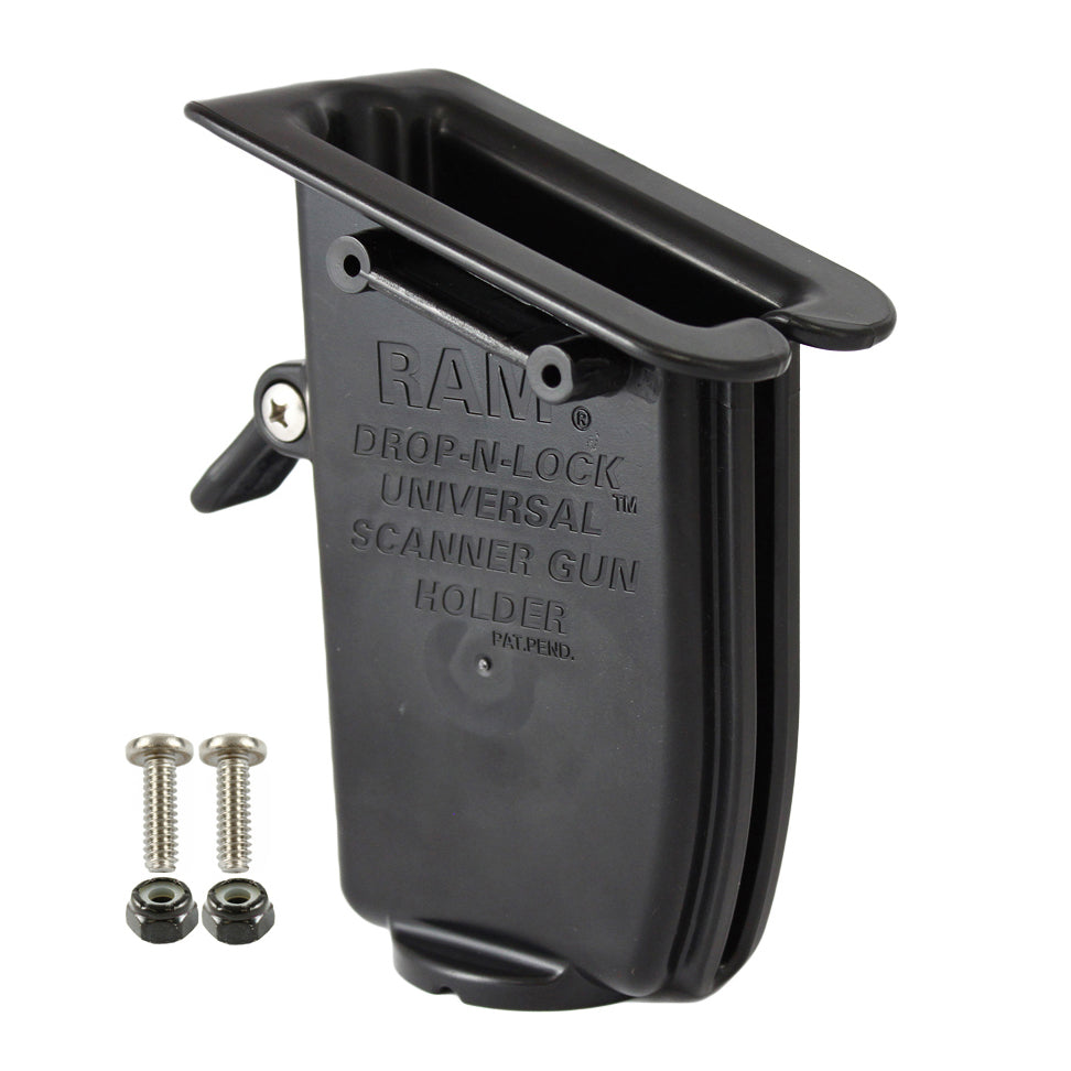 RAM Mounts Drop-N-Lock scanner gun holder – product photo