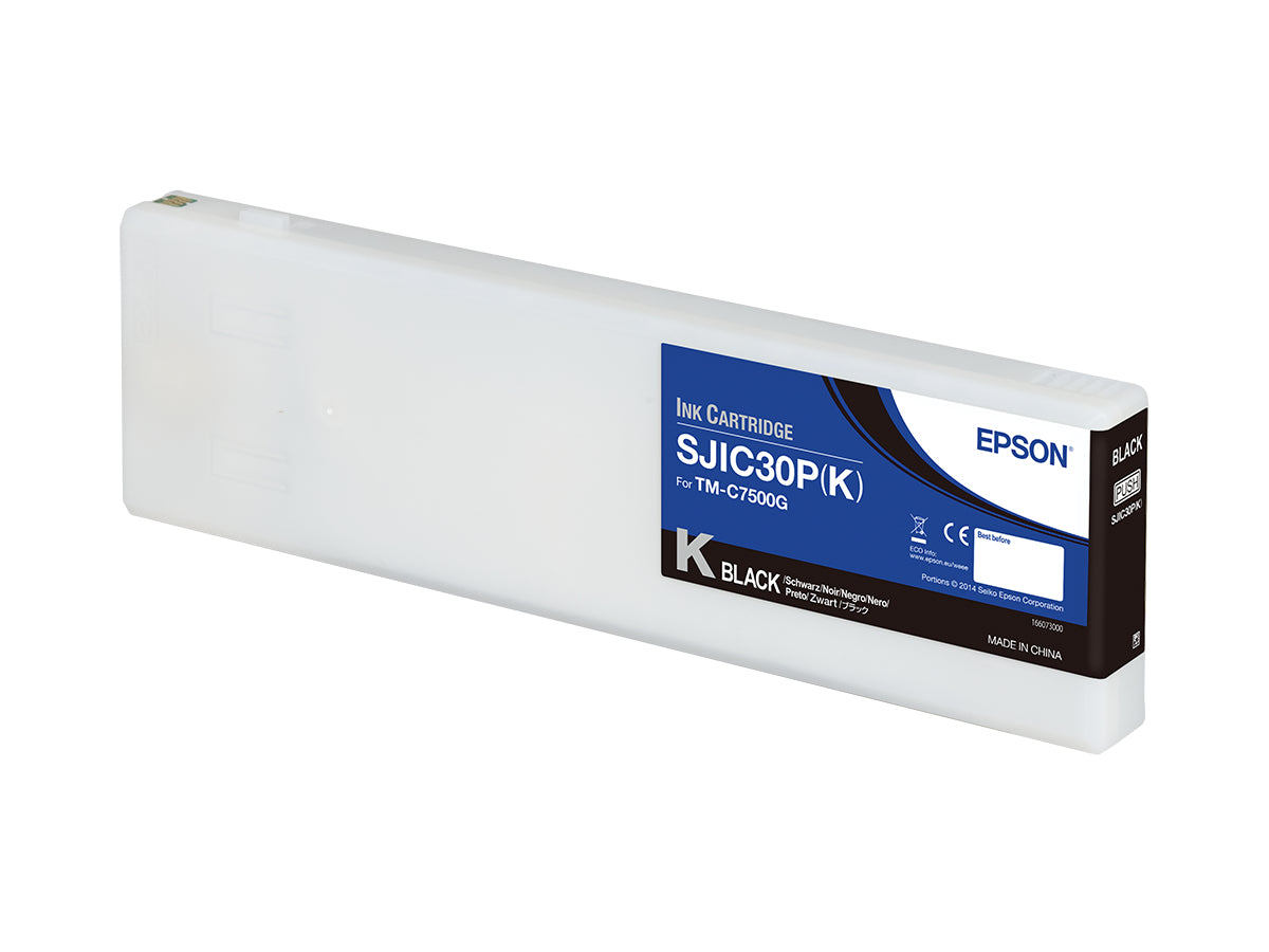 Epson SJIC30P(K) black ink cartridge C33S020639 for ColorWorks C7500G