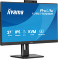 iiyama ProLite XUB2790QSUH-B2 27" Monitor, WQHD 100 Hz, USB-C 65 W, 5 MP Webcam (XUB2790QSUH-B2)