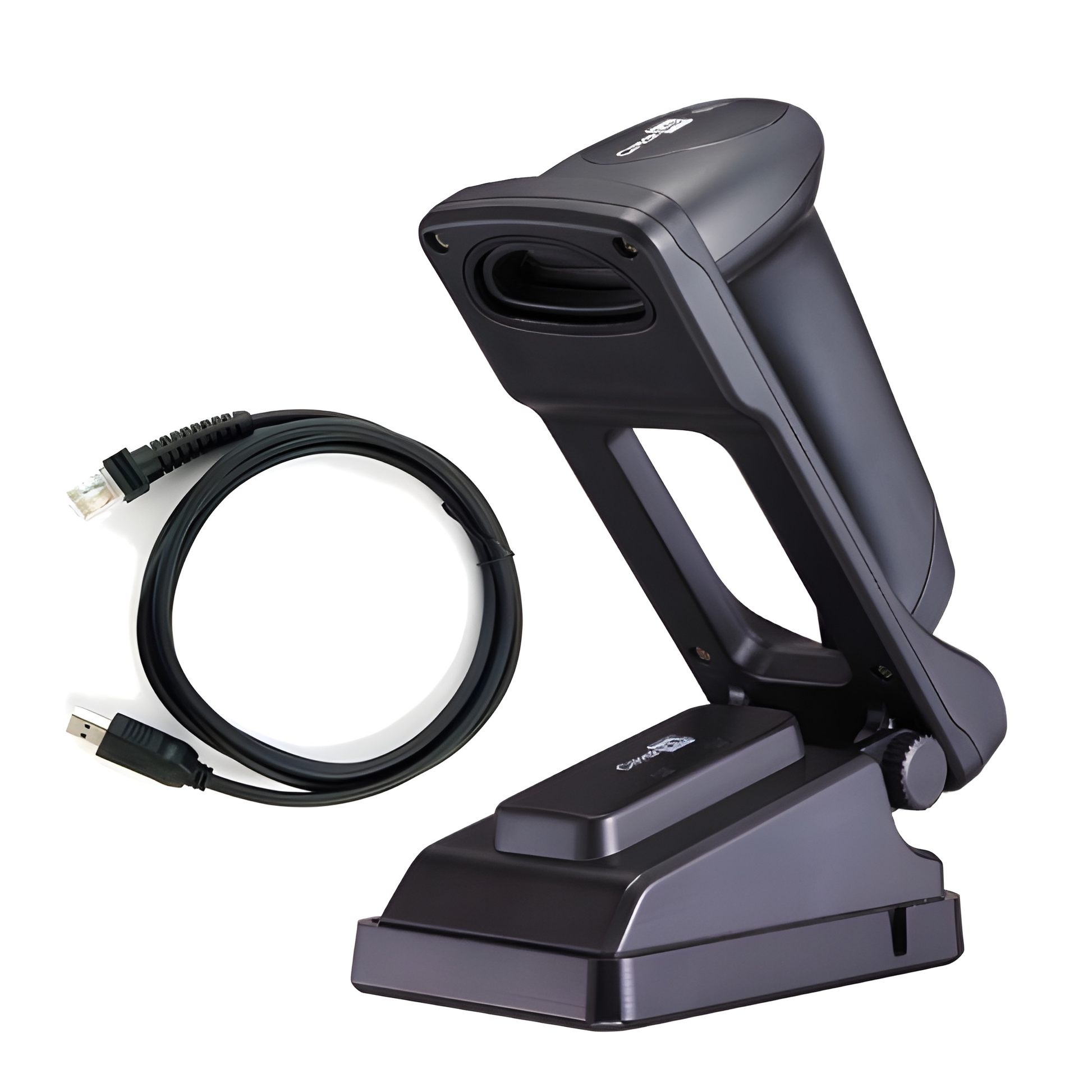 CipherLab 1504 Barcode Scanner with cable and Smartstand, black (A1504ARBKE001)