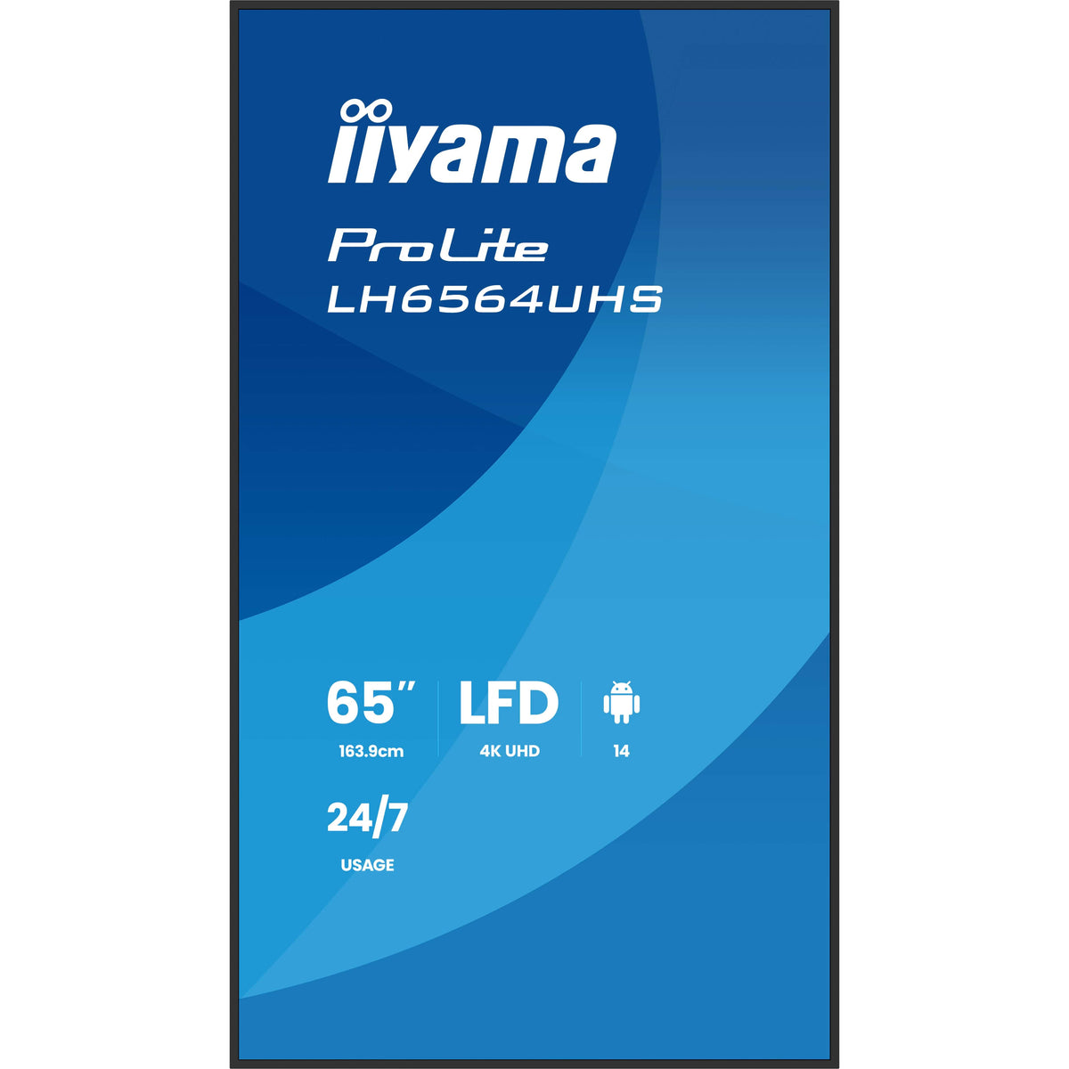 iiyama ProLite LH6564UHS-B1AG 65" 4K Digital Signage Display – official product photo 3 (LH6564UHS-B1AG)