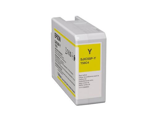 Epson SJIC55(Y) yellow ink cartridge C13T58C440 for ColorWorks CW-D6000/D6500