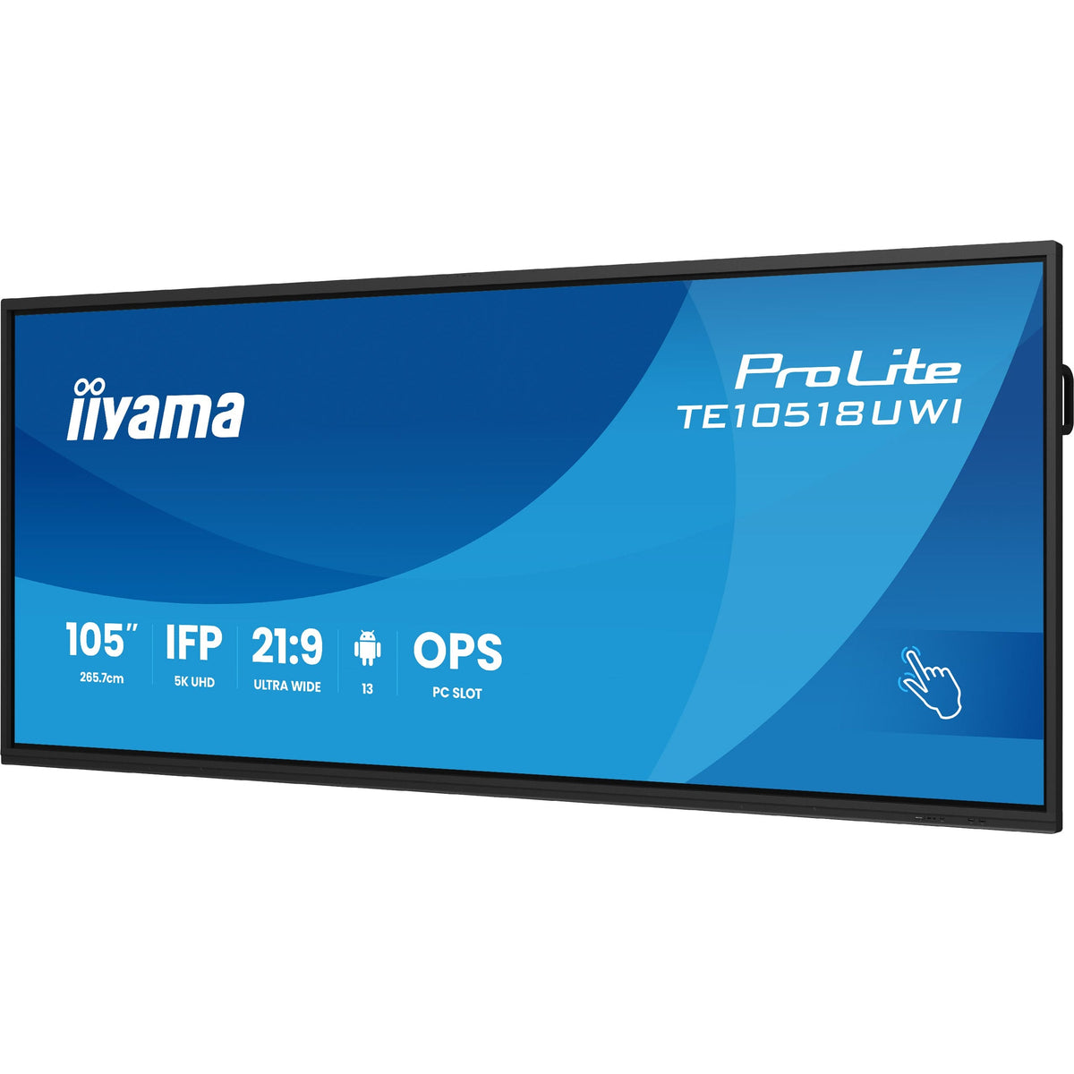 iiyama ProLite TE10518UWI-B1AG 105" Interactive Touch Display – official product photo 3 (TE10518UWI-B1AG)