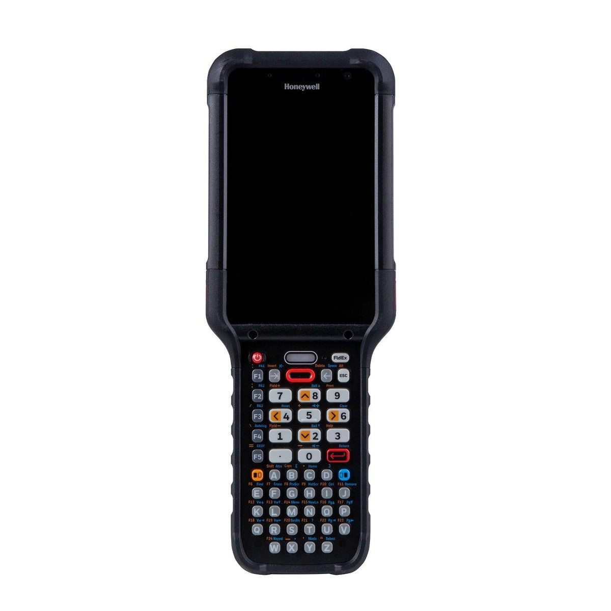 Honeywell CK67 ultra-rugged Android mobile computer, 51-key alphanumeric keypad, FlexRange 2D imager, Wi-Fi only (CK67-X0N-58S1A0G) – front view