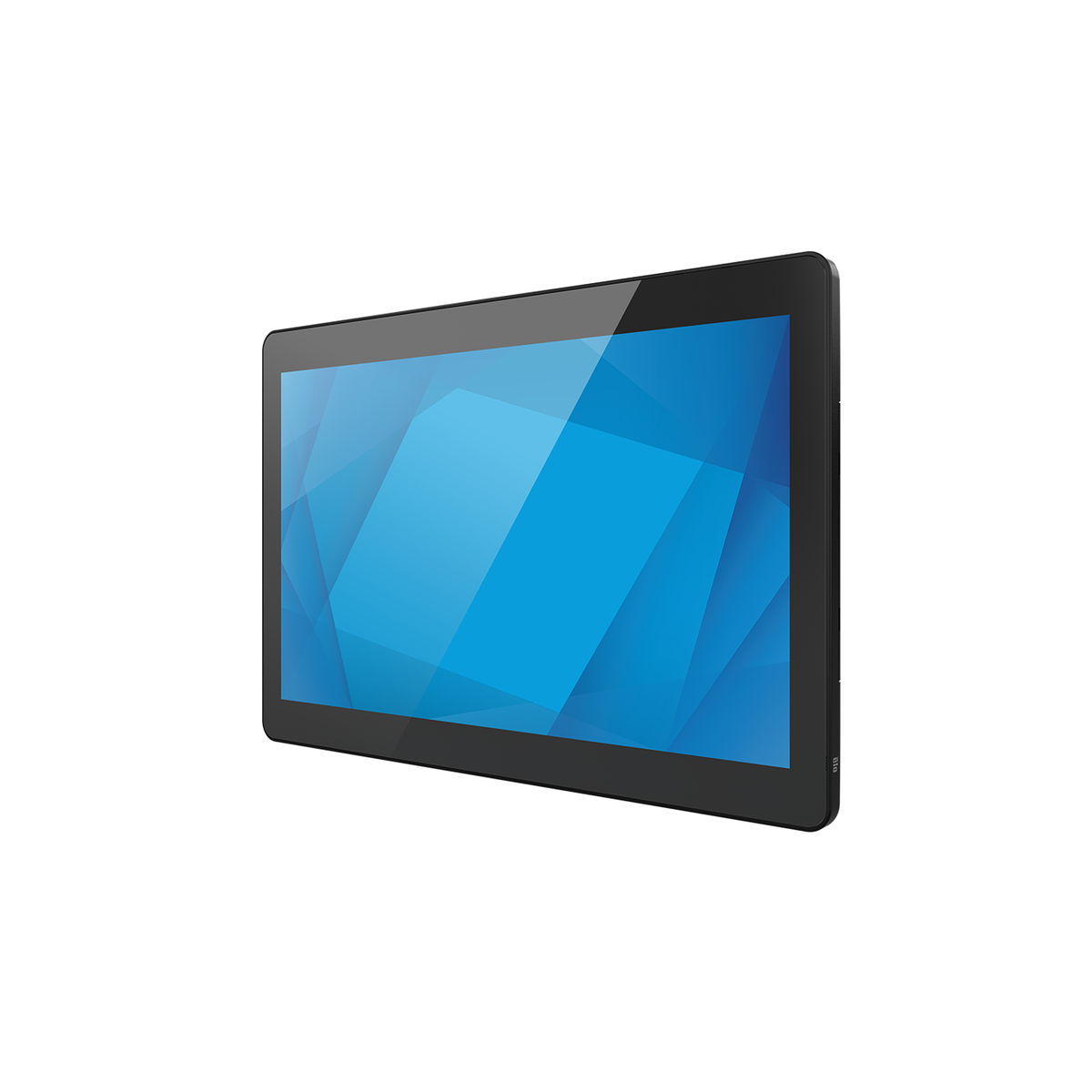 Elo I-Series 3 with Intel 15.6-inch touch computer E605332, left angled view without stand