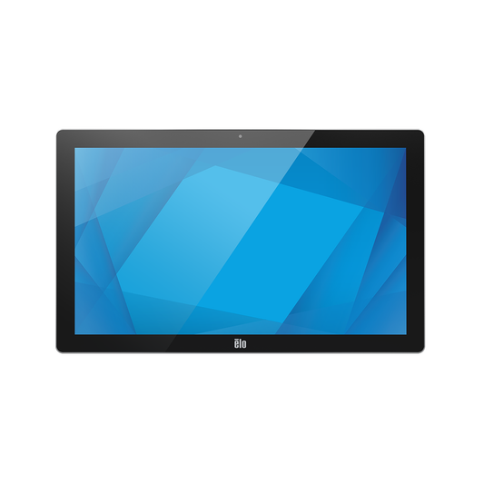 Elo I-Series 5 Steel 21.5" stainless steel IP65 Android touch computer, front view (E176640)