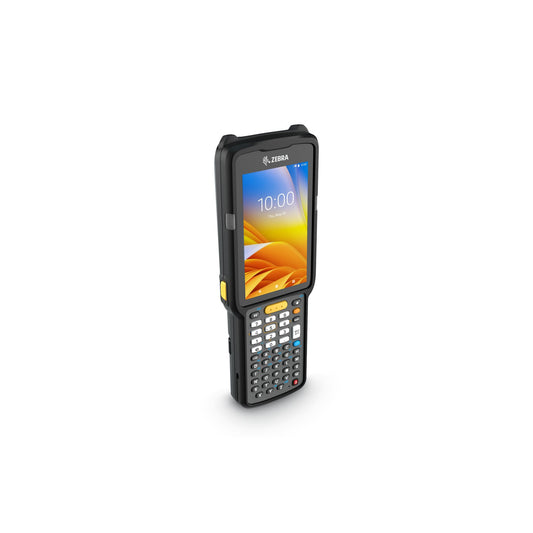 Zebra MC3300x rugged keypad mobile computer, straight shooter, 47-key alphanumeric keypad (MC330L-SA4EG4RW) – angled front view