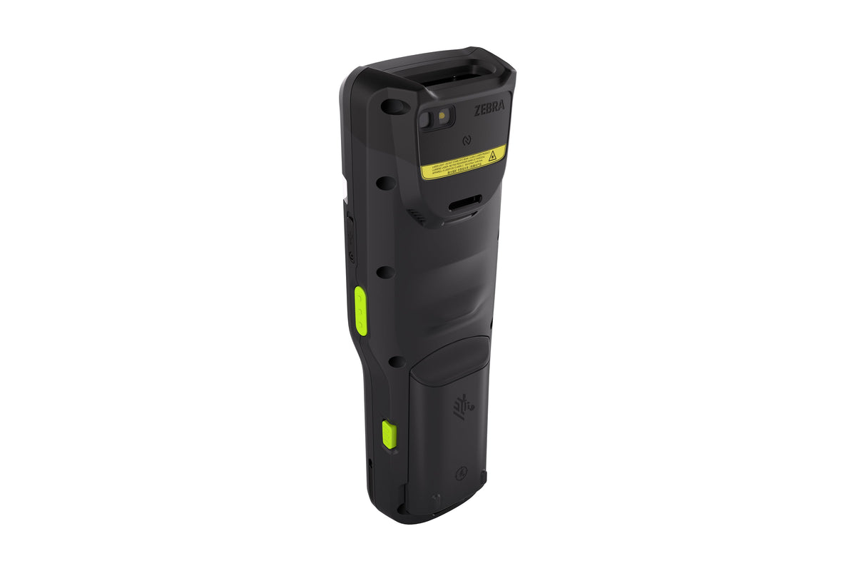 Zebra MC3400 rugged keypad mobile computer, straight shooter, 38-key function numeric keypad (MC3401-0S1K43SS-A6) – back view