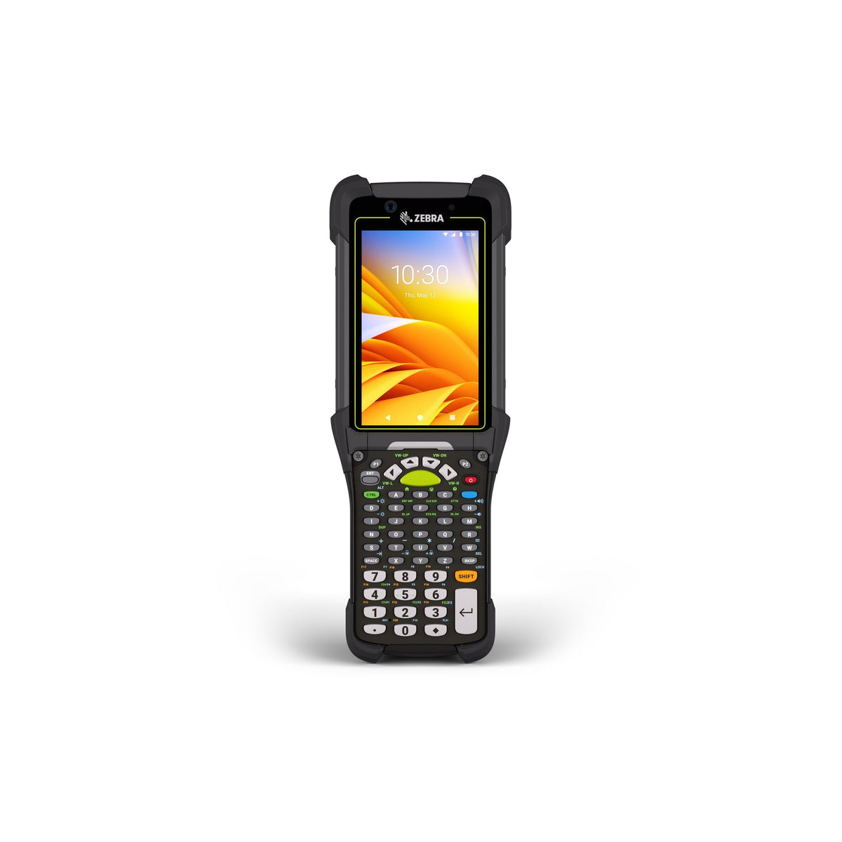Zebra MC9450 rugged 5G keypad mobile computer, pistol grip, 53-key IBM 5250 terminal emulation keypad (MC945B-3G1P6GSS-A6) – front view