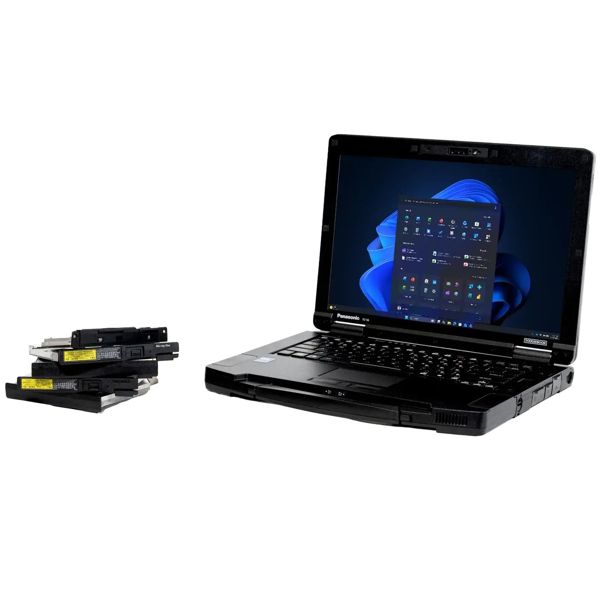 Panasonic TOUGHBOOK 56 FZ-56BZ01DBD with interchangeable xPAK expansion modules for the modular rugged laptop
