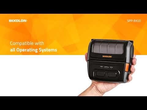 SPP-R410 - 4” Compact, Rugged, USB, MFi Bluetooth / Wi-Fi Receipt & Label mobile printer