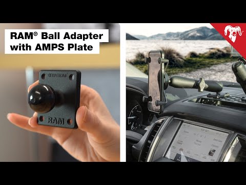 RAM Mounts Ball Adapter with AMPS Plate, B-Size (RAM-B-347U) – official RAM Mounts video