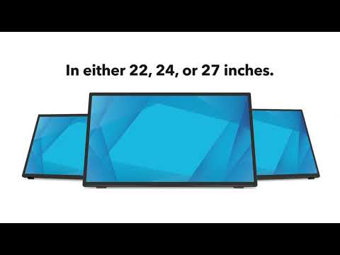 Elo 2470L 23.8" Touch Monitor, PCAP 10-touch, FHD, Anti-Glare, White (E266179) – official video