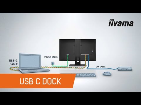 iiyama ProLite XUB3293UHSN-B5 32" Monitor, IPS, 4K UHD, USB-C Dock 65 W, KVM (XUB3293UHSN-B5) – official video